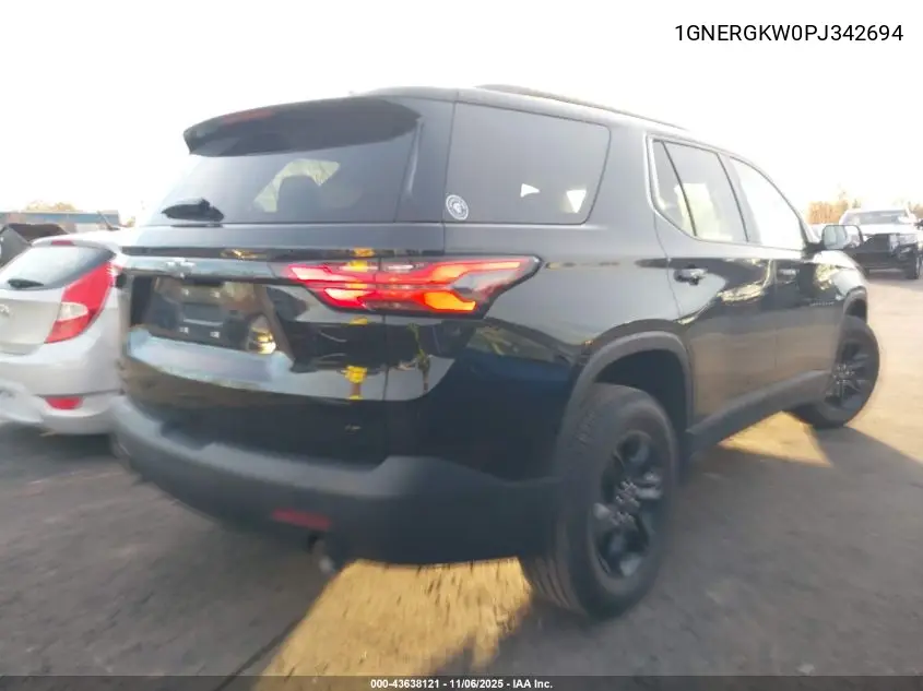 1GNERGKW0PJ342694 2023 Chevrolet Traverse Fwd Lt Cloth