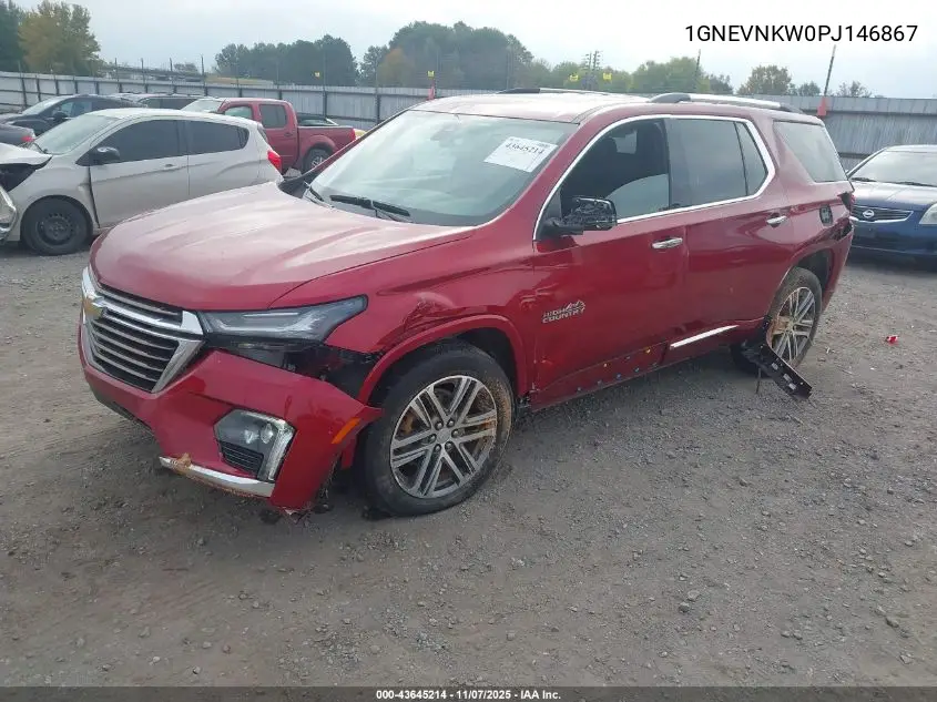 1GNEVNKW0PJ146867 2023 Chevrolet Traverse High Country