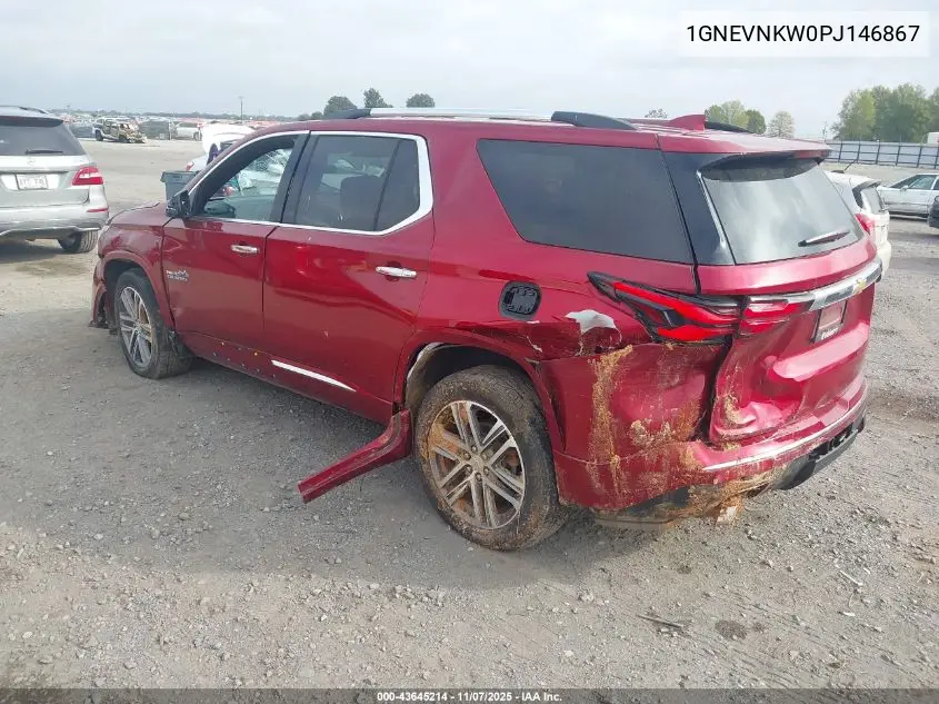 1GNEVNKW0PJ146867 2023 Chevrolet Traverse High Country