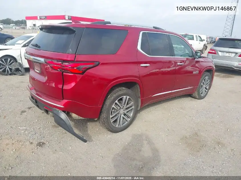 1GNEVNKW0PJ146867 2023 Chevrolet Traverse High Country