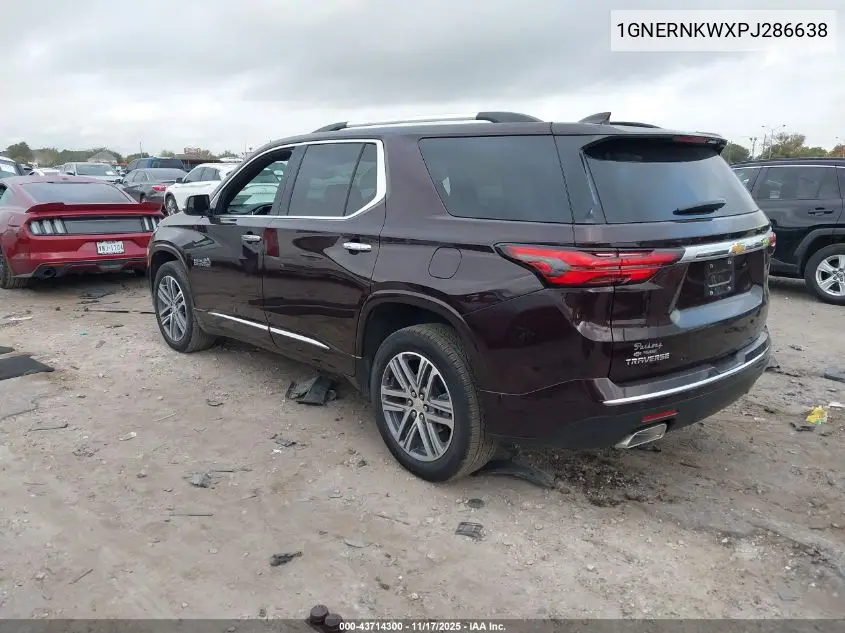 1GNERNKWXPJ286638 2023 Chevrolet Traverse Fwd High Country
