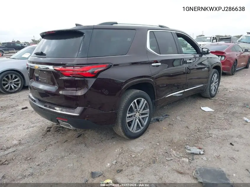 1GNERNKWXPJ286638 2023 Chevrolet Traverse Fwd High Country