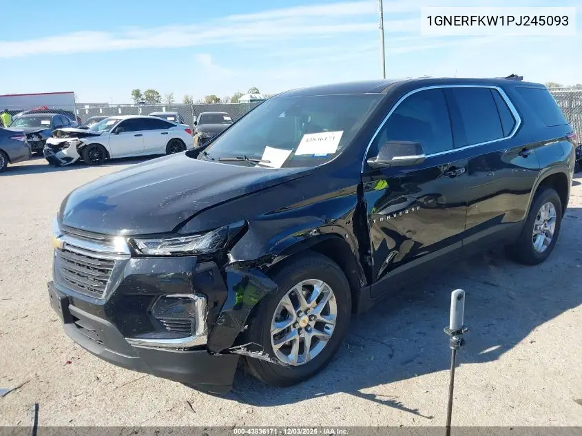 1GNERFKW1PJ245093 2023 Chevrolet Traverse Fwd Ls