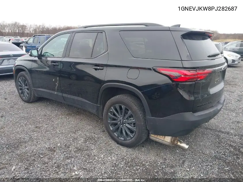 1GNEVJKW8PJ282687 2023 Chevrolet Traverse Awd Rs