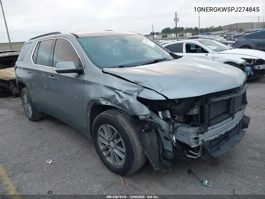 1GNERGKW5PJ274845 2023 Chevrolet Traverse Fwd Lt Cloth