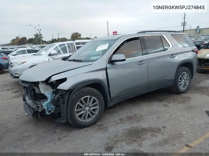 1GNERGKW5PJ274845 2023 Chevrolet Traverse Fwd Lt Cloth