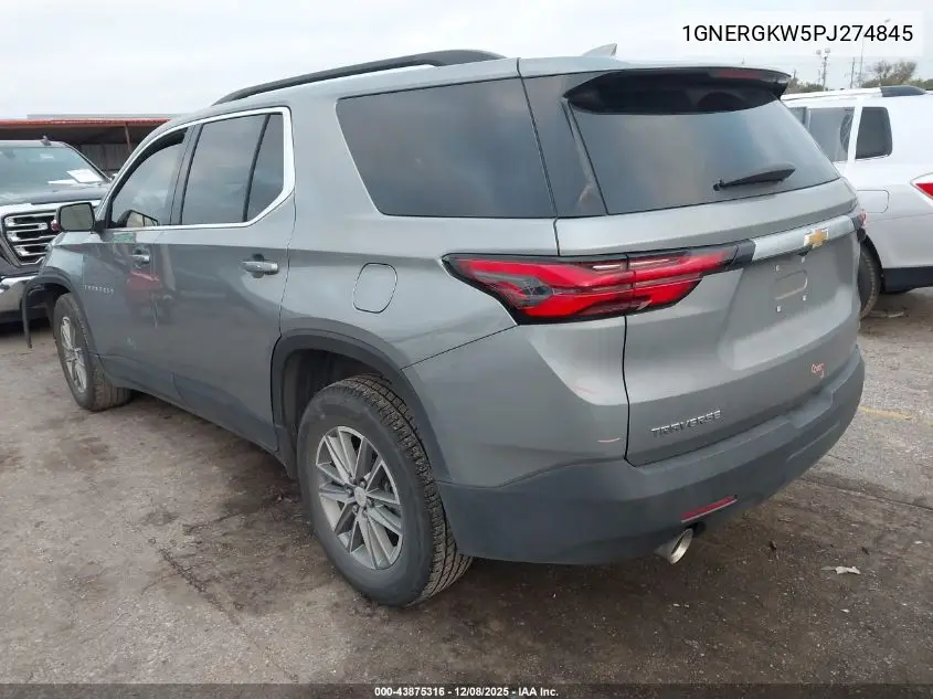 1GNERGKW5PJ274845 2023 Chevrolet Traverse Fwd Lt Cloth
