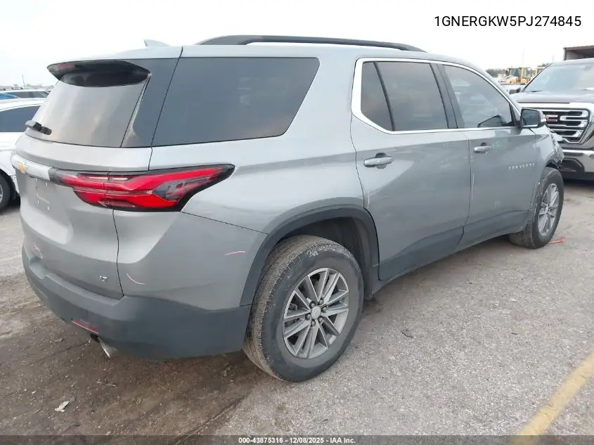 1GNERGKW5PJ274845 2023 Chevrolet Traverse Fwd Lt Cloth