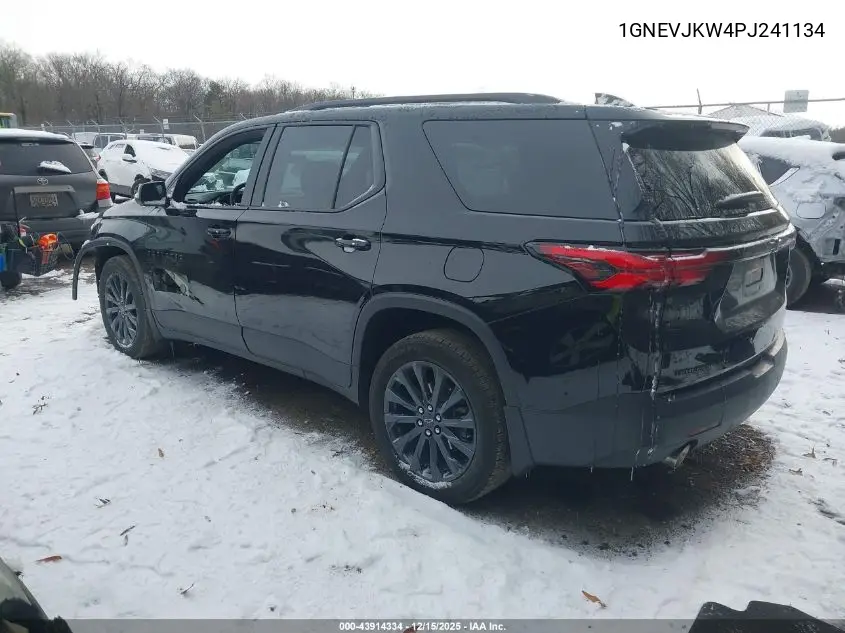 1GNEVJKW4PJ241134 2023 Chevrolet Traverse Awd Rs