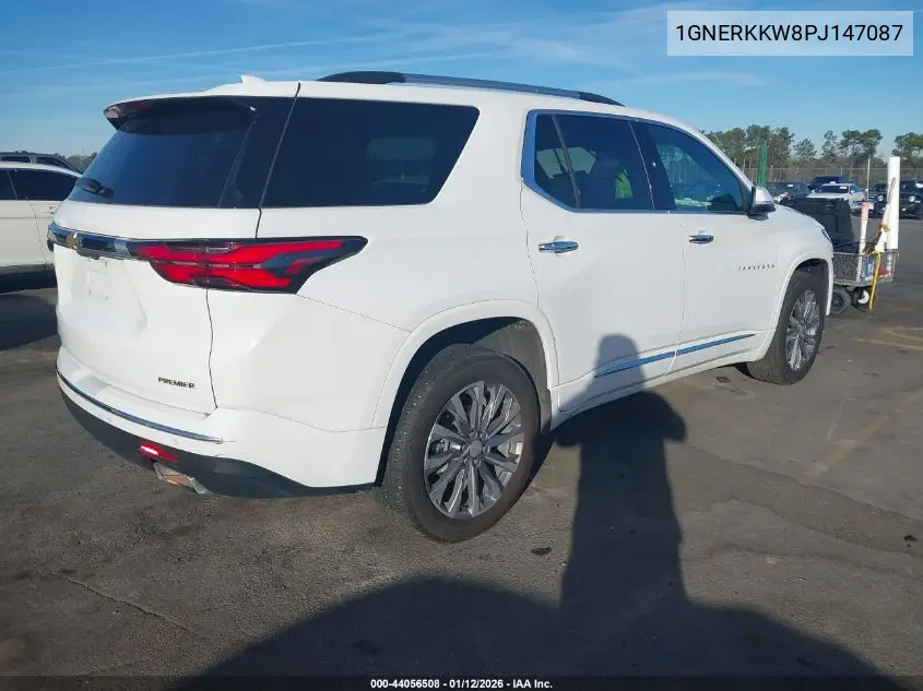 1GNERKKW8PJ147087 2023 Chevrolet Traverse Fwd Premier