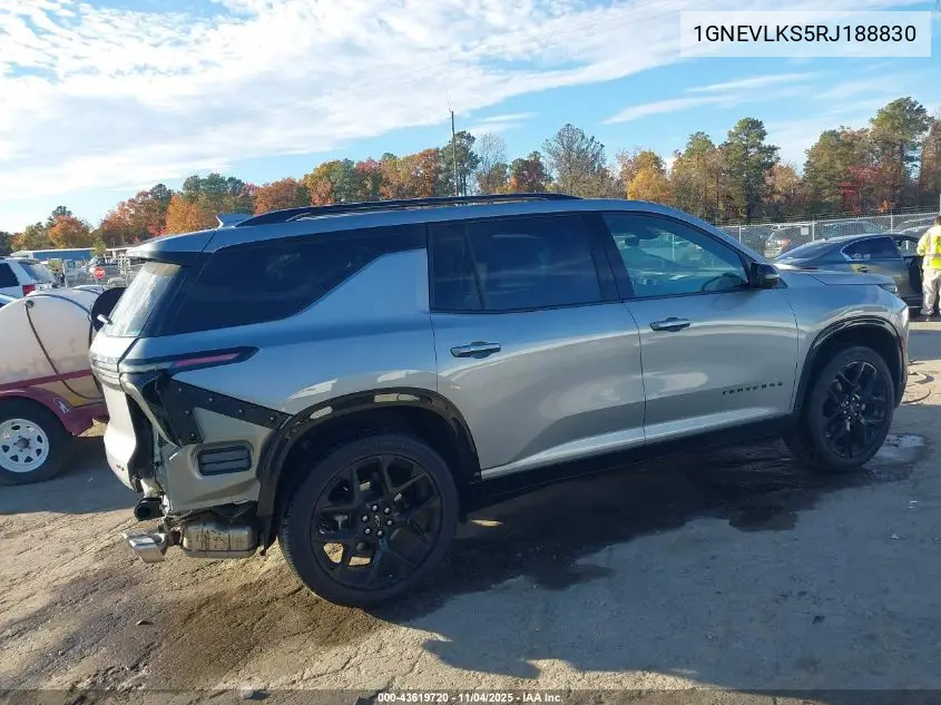 1GNEVLKS5RJ188830 2024 Chevrolet Traverse Awd Rs