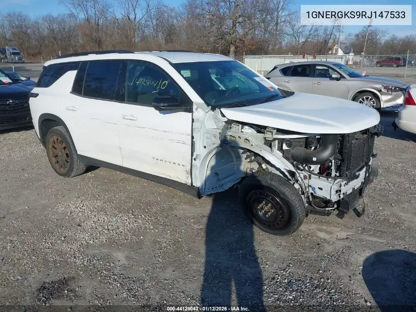 1GNERGKS9RJ147533 2024 Chevrolet Traverse Fwd Lt