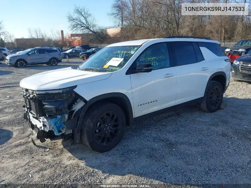 1GNERGKS9RJ147533 2024 Chevrolet Traverse Fwd Lt