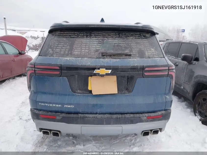 1GNEVGRS1SJ161918 2025 Chevrolet Traverse Awd Lt
