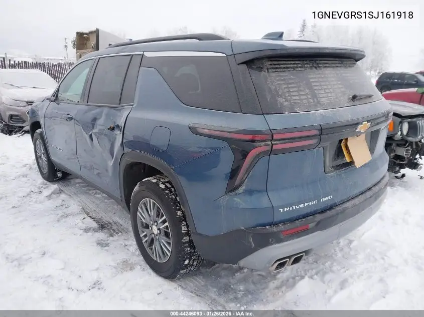 1GNEVGRS1SJ161918 2025 Chevrolet Traverse Awd Lt