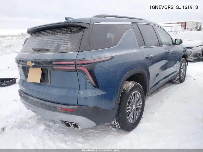 1GNEVGRS1SJ161918 2025 Chevrolet Traverse Awd Lt