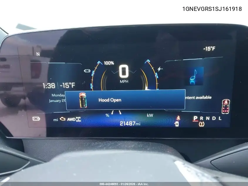 1GNEVGRS1SJ161918 2025 Chevrolet Traverse Awd Lt