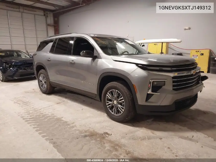 1GNEVGKSXTJ149312 2026 Chevrolet Traverse Awd Lt