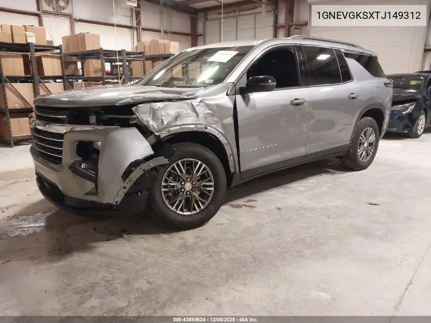 1GNEVGKSXTJ149312 2026 Chevrolet Traverse Awd Lt