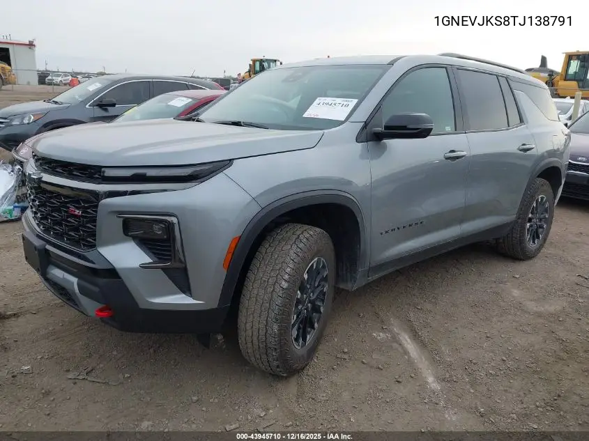 1GNEVJKS8TJ138791 2026 Chevrolet Traverse Awd Z71