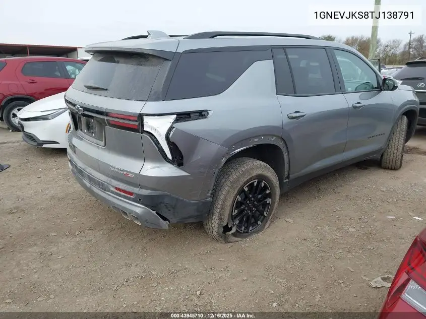 1GNEVJKS8TJ138791 2026 Chevrolet Traverse Awd Z71