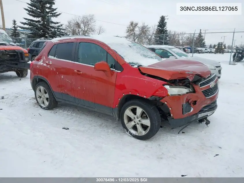 3GNCJSSB6EL127065 2014 Chevrolet Trax Ltz