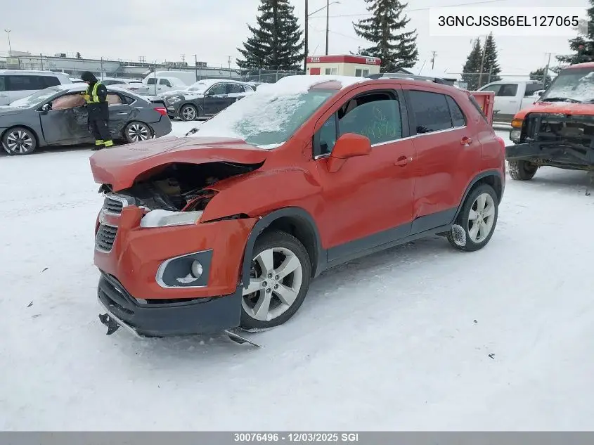 3GNCJSSB6EL127065 2014 Chevrolet Trax Ltz