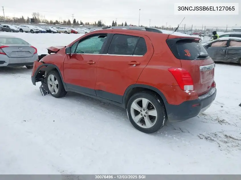 3GNCJSSB6EL127065 2014 Chevrolet Trax Ltz