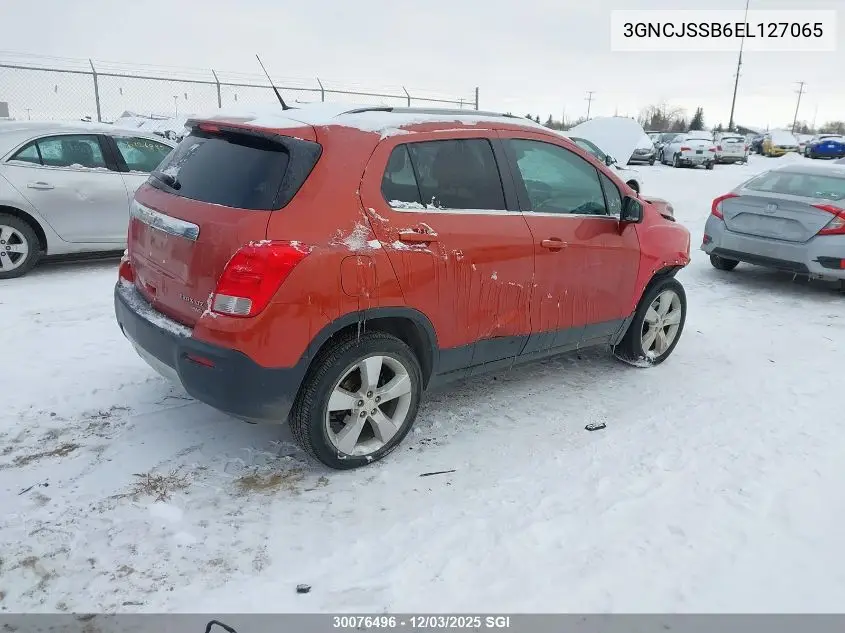 3GNCJSSB6EL127065 2014 Chevrolet Trax Ltz