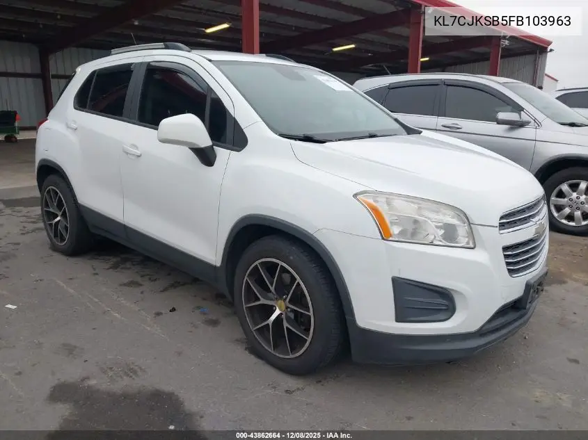 KL7CJKSB5FB103963 2015 Chevrolet Trax 1Ls
