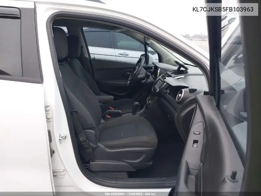 KL7CJKSB5FB103963 2015 Chevrolet Trax 1Ls