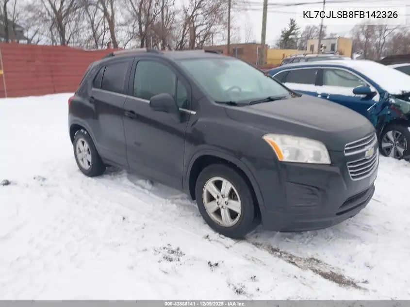 KL7CJLSB8FB142326 2015 Chevrolet Trax Lt
