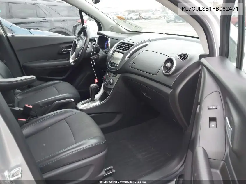 KL7CJLSB1FB082471 2015 Chevrolet Trax Lt