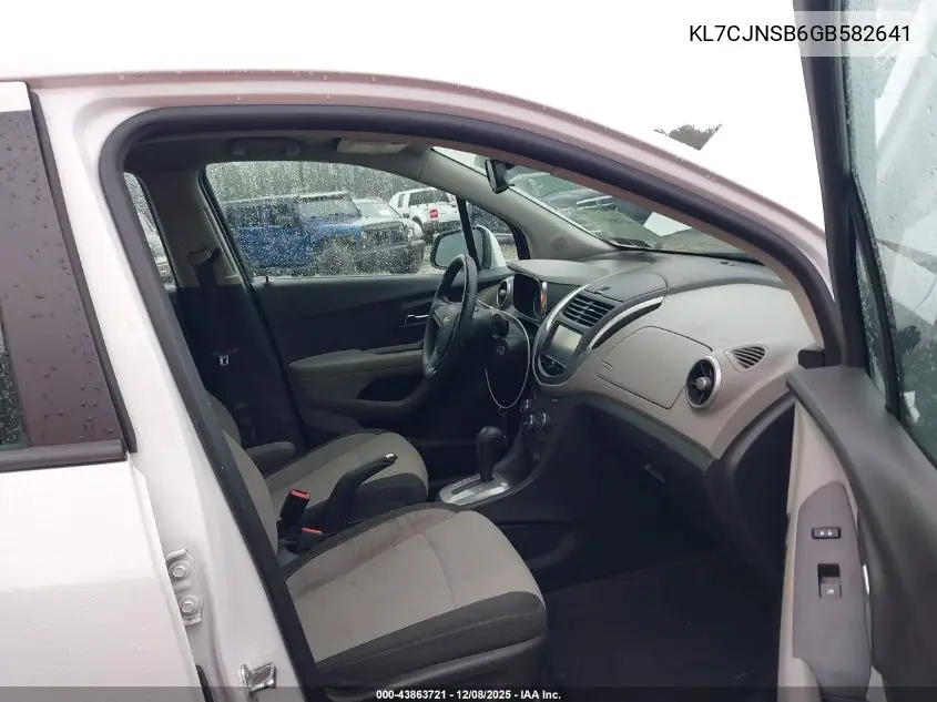 KL7CJNSB6GB582641 2016 Chevrolet Trax 1Ls