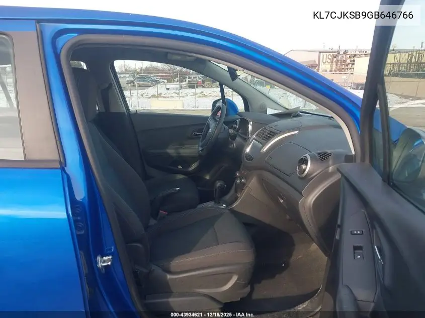 KL7CJKSB9GB646766 2016 Chevrolet Trax 1Ls