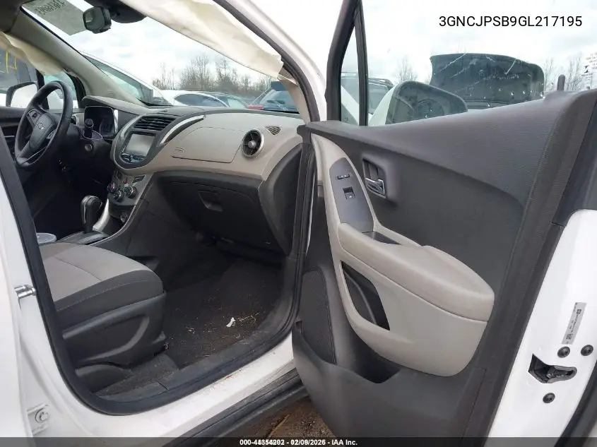 3GNCJPSB9GL217195 2016 Chevrolet Trax Lt