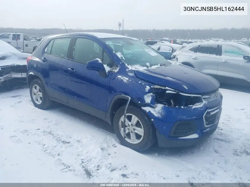 3GNCJNSB5HL162444 2017 Chevrolet Trax Ls