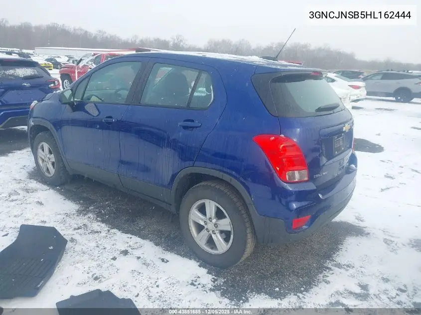 3GNCJNSB5HL162444 2017 Chevrolet Trax Ls