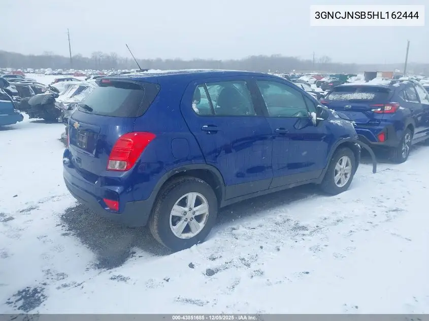 3GNCJNSB5HL162444 2017 Chevrolet Trax Ls