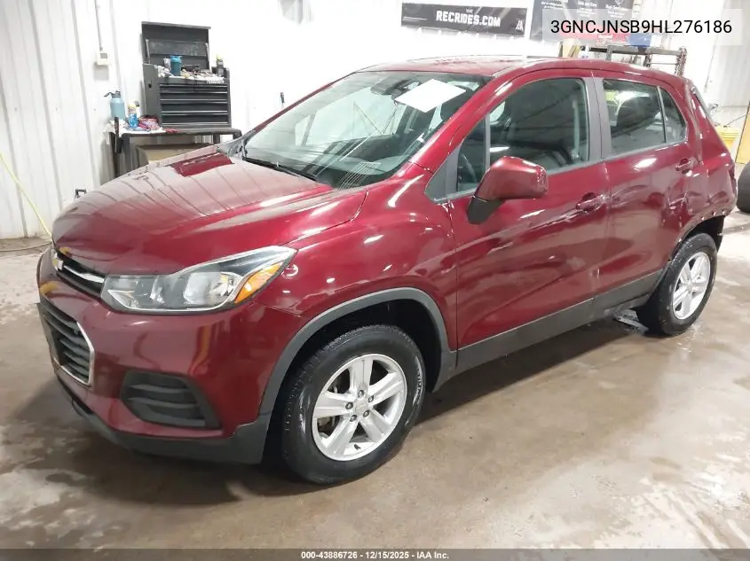 3GNCJNSB9HL276186 2017 Chevrolet Trax Ls