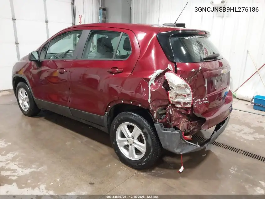 3GNCJNSB9HL276186 2017 Chevrolet Trax Ls