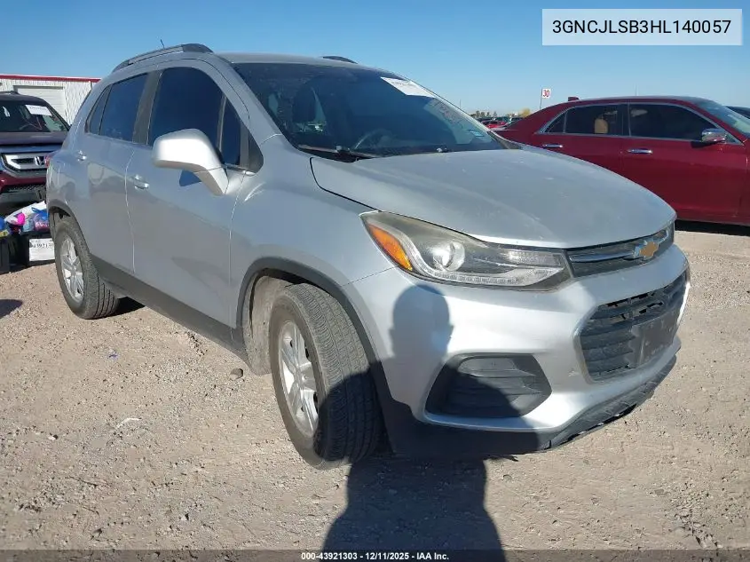3GNCJLSB3HL140057 2017 Chevrolet Trax Lt