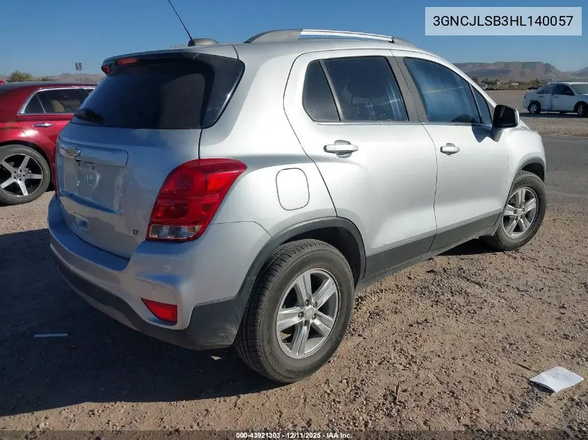 3GNCJLSB3HL140057 2017 Chevrolet Trax Lt