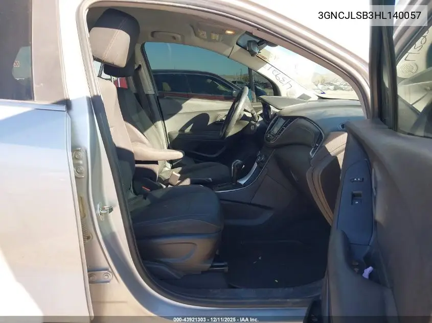 3GNCJLSB3HL140057 2017 Chevrolet Trax Lt