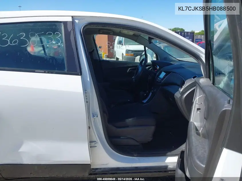 KL7CJKSB5HB088500 2017 Chevrolet Trax Ls