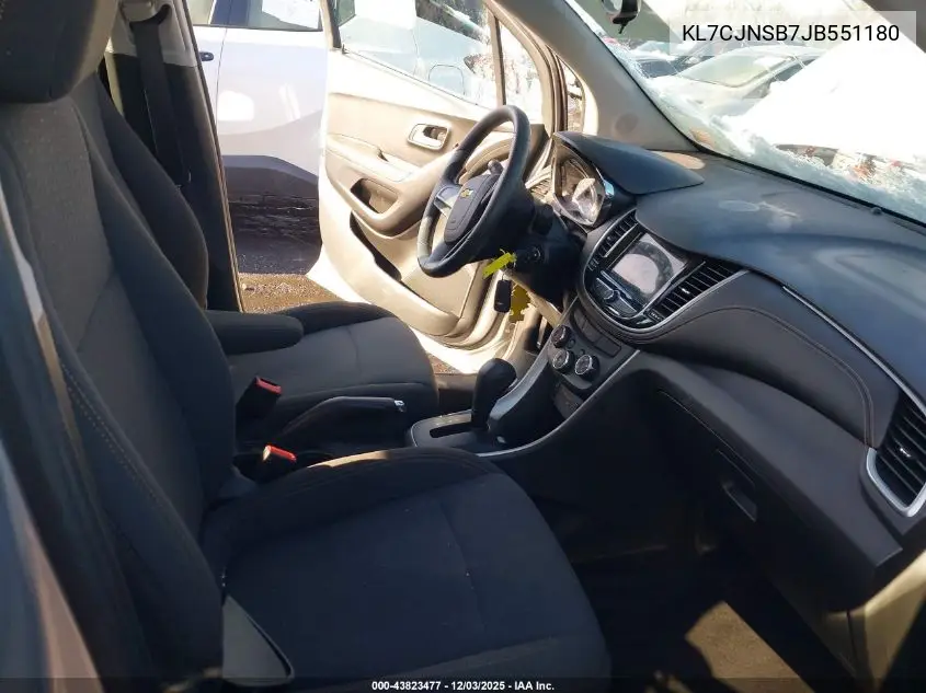 KL7CJNSB7JB551180 2018 Chevrolet Trax Ls