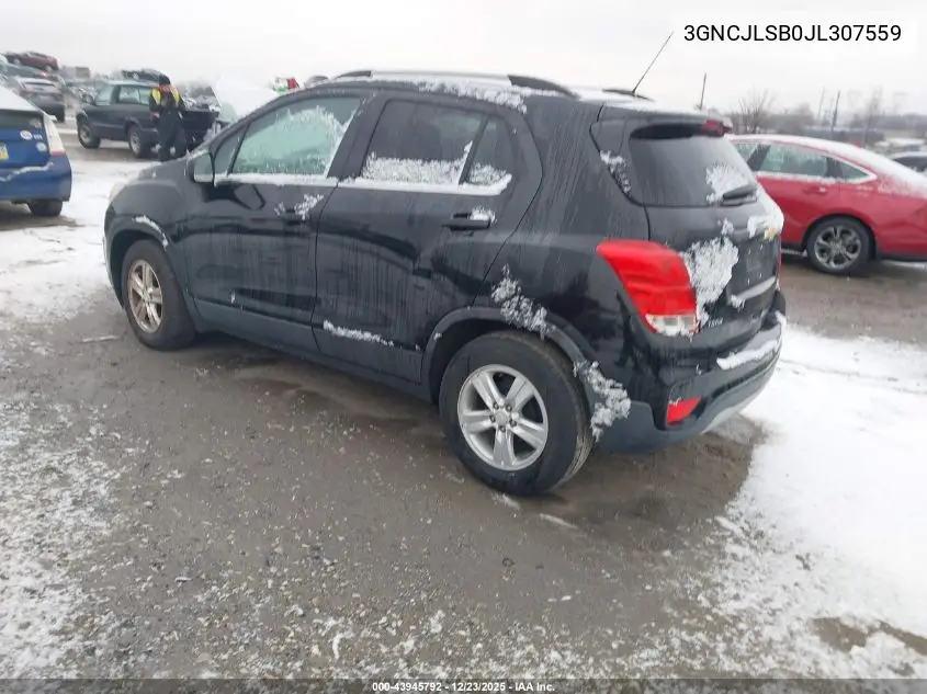 3GNCJLSB0JL307559 2018 Chevrolet Trax Lt