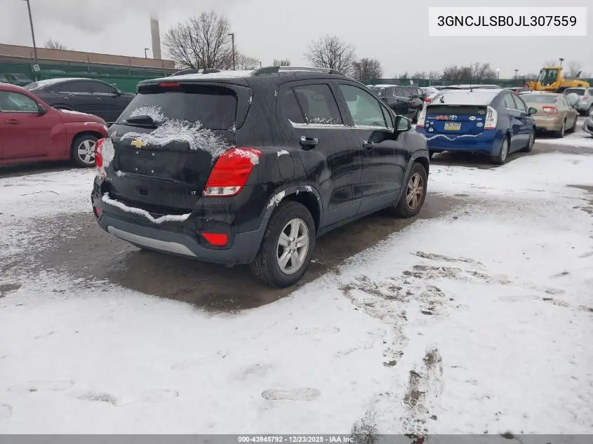 3GNCJLSB0JL307559 2018 Chevrolet Trax Lt