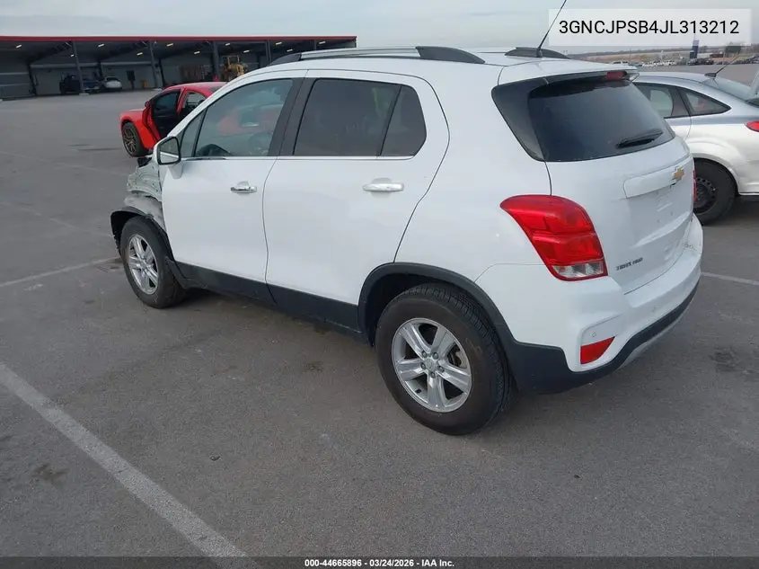 3GNCJPSB4JL313212 2018 Chevrolet Trax Lt