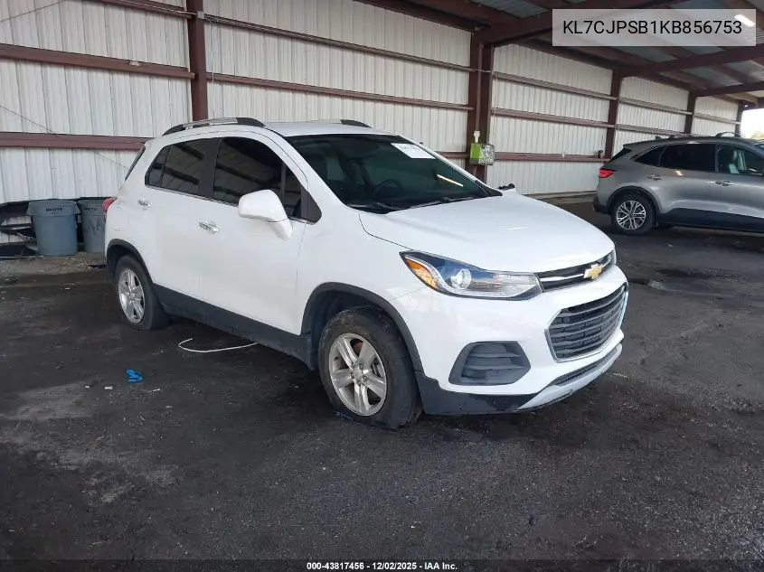 KL7CJPSB1KB856753 2019 Chevrolet Trax Lt